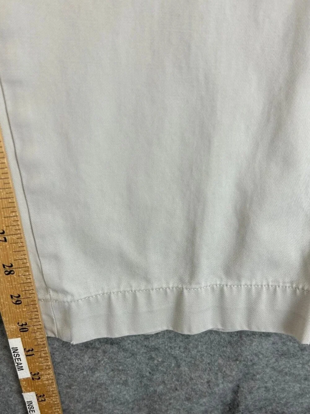 Polo Ralph Lauren Prospect Chino Pants Mens 34x31 Ivory Flat‎ Front (Tag-36x32)
